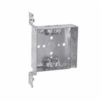TP459Crouse-Hinds Thepitt® TP459 Welded Outlet Box, Steel, 22 cu-in Capacity, 8 Knockouts, 4 in W x 1-1/2 in D x 4 in H