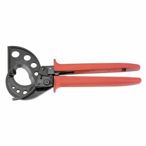 63750Klein® 63750 Ratcheting Cable Cutter, 1000 kcmil Cable/Wire, 12-1/8 in OAL, Hard Steel Jaw