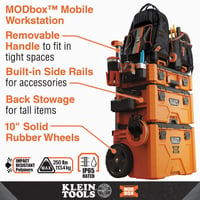 54804MBKlein® 54804MB Small Toolbox, 6.6 in H x 15.5 in W