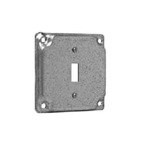 Crouse-Hinds Thepitt® TP512 Cover, 4 in L x 4 in W, Raised Surface Cover, Steel