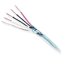 GEN3215-10-12Genesis, Low Voltage Cable, 18 AWG, Copper, 4 Conductors, Polyvinyl Chloride, PVC, Natural, Shielded, Plenum