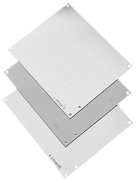 nVent HOFFMAN A10P10 Enclosure Panel, 8.88 in W x 8-3/4 in H, Steel, White