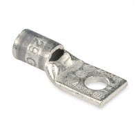 54140Color-Keyed® 54139 54100 1-Hole Non-Insulated Compression Lug With Peep Hole, 4 AWG Copper Conductor, Die Code: 29, 5/16 in Stud, Copper
