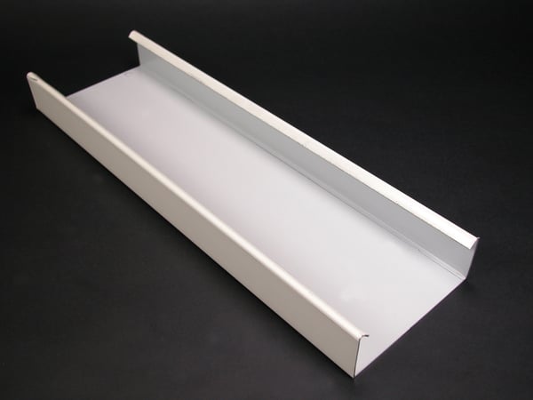 Data-Spec SheetWiremold® V4000B-10 Raceway Base, 4-3/4 in L x 4-3/4 in W x 1-3/4 in H, Steel, Ivory/Gray
