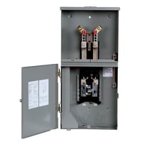Siemens MC0408B1200T Meter Loadcenter Combination With Lugs, 120/240 VAC, 200 A, 1 Phase, NEMA 3R Enclosure