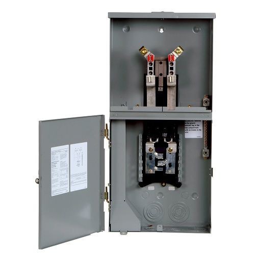 Siemens MC0408B1200T Meter Loadcenter Combination With Lugs, 120/240 VAC, 200 A, 1 Phase, NEMA 3R Enclosure
