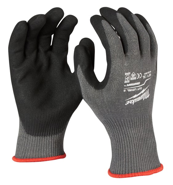 48-22-8953Milwaukee® 48-22-8953 Breathable Dipped Unisex Gloves, XL, Nylon, Knit Cuff, Resists: Cut and Puncture, ANSI Cut-Resistance Level: A5, ANSI Puncture-Resistance Level: 4