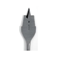 34A-1Greenlee® 34A-1 Self-Feed Spade Wood Drill Bit, 1 in Dia, 6-1/4 in OAL, 1/4 in Shank