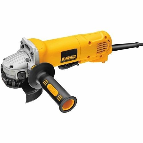 Black+Decker® D28402N Heavy Duty Small Angle Grinder, 4-1/2 in Dia Wheel, 5/8-11 Arbor/Shank, 120 VAC, Yellow, Lock-On Paddle Switch