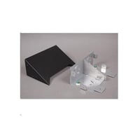Wiremold® OFR10A Overfloor Entrance End Fitting, For Use With OFR Series Overfloor Raceway System, Steel, Black