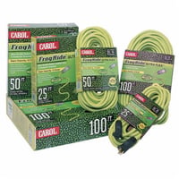 06450.63.06General Cable® Carol® FrogHide® Ultra Flex® 06425.63.06 Type SJOW Grounded Extension Cord, 300 VAC, 15 A, 1875 W, 25 ft L Cord, 3 Conductors