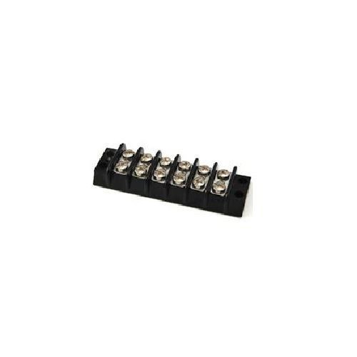 212Regal Beloit 212 Terminal Block, 300 V, 20 A, 12 AWG, 12 Pole, Phenolic Housing, 6 in L, Plated Brass, Steel Screw,