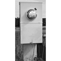 Midwest® GE R281C1 Ringless Metered Power Outlet, 120/240 VAC, 200 A, 1 ph Phase, 6 to 4/0 AWG Wire, NEMA 3R Enclosure