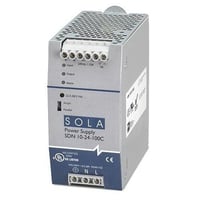 SolaHD SDN10-24-100C SDN-C Compact Power Supply, 115/230 VAC Input, 24 VDC Output, 240 W Power Rating, 1.65/0.55 A, DIN Rail Mount