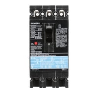 Siemens Sentron™ ED63B060 Type ED6 Low Voltage Molded Case Circuit Breaker, 600 VAC/250 VDC, 60 A, 18 kA Interrupt, 3 Poles, Thermal/Magnetic Trip