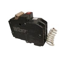CH215GFTEATON CH215GFT Type CH Self-Test Ground Fault Circuit Breaker, 120/240 VAC, 15 A, 10 kA Interrupt, 2 Poles, Common Trip