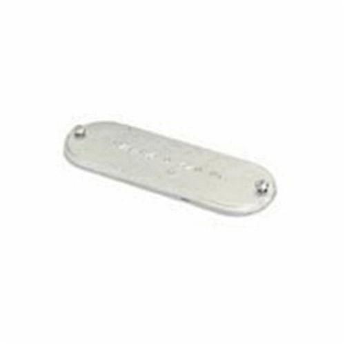 BC75GO-Z/Gedney BC100G BC-G Flat Conduit Body Cover, 1 in Hub, For Use With Conduit Body Opening, Iron, Hot Dipped Galvanized