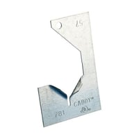 nVent CADDY 781 Anti-Rattle Stud Support, 2.88 in L x 2 in W, For Use With Upto 1 in ENT, MC/AC, EMT/Rigid Conduit, Steel