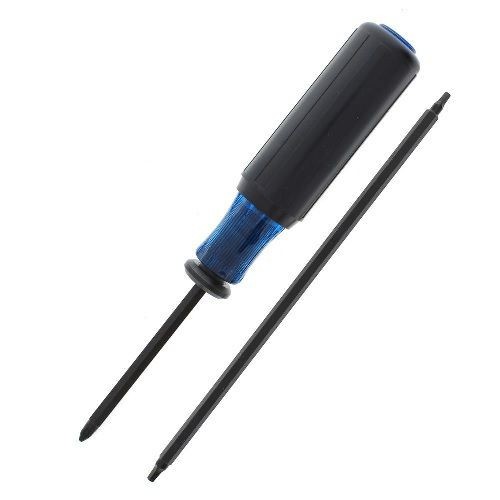 IDEAL® 35-947 Extendable Screwdriver, 1/4 in, #1, #2 Phillips®/Slotted/Square Point, Plastic Handle