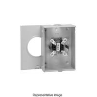 EATON UHT5R2392TTCH 5-Posiiton 3-Wire Horizontal Ganged Meter Socket, 600 VAC, 200 A, 1 ph Phase