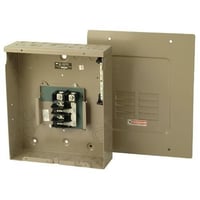 EATON CH8L125FP 1-Phase Main Lug Load Center, 120/240 VAC, 125 A, 16 Poles, 25 kA Interrupt