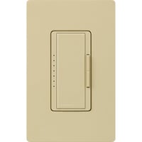 Lutron® Maestro® C.L® MA-PRO-IV Phase Selectable Dimmer, 120 VAC, 1 Poles, On/Off Operation, Ivory