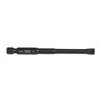 SL14355Klein® SL14355 Power Driver Bit, 1/4 in Slotted Point, 3-1/2 in OAL