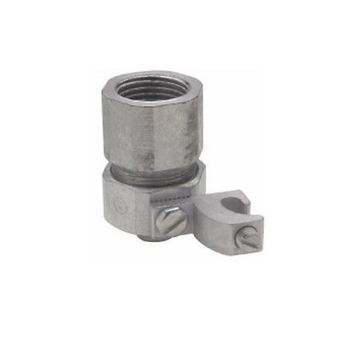 EATON Crouse-Hinds LTR75G Liquid Tight Threaded Combination Coupling, 3/4 in, For Use With Liquid Tight Conduit to Threaded Rigid/IMC/Flexible Metal Conduit, Malleable Iron