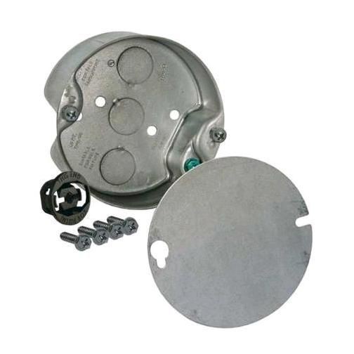 RACO® 296 Ceiling Fan Box, Steel, 22.4 cu-in, 3 Knockouts