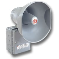 302GC-024Federal Signal SelecTone® 300GC-024 Audible Signaling Device, 24 VDC, 0.67 A, 50/60 Hz, 110 dB Sound, CSFM Approved, cUL Listed, UL 1480