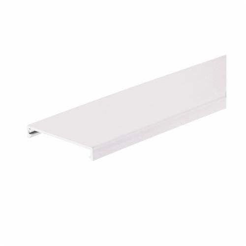 NC3WH6Panduit® C4WH6 Type C Flush Wiring Duct Cover, 6 ft L x 4-1/4 in W x 0.37 in H, PVC, White