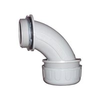 21824MORRIS 21823 Non-Metallic Liquid Tight Wire Connector, 1/2 in Trade, 90 deg, Nylon