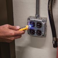 NCVT-5AKlein® NCVT-5A Dual Range Non-Contact Voltage Tester With Laser Pointer, 70 to 1000 VAC/12 to 1000 VAC Max Measurable