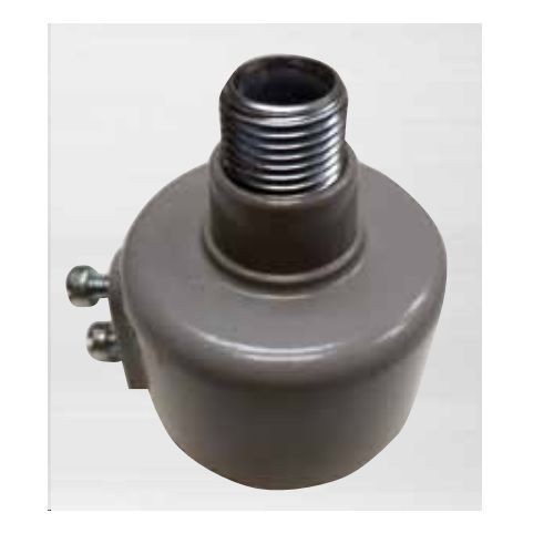 Mulberry 30346 Slip Fitter, For Use With 1-1/2 to 2 in Pipe, 1/2 in Nipple Connection, Cast Aluminum