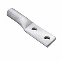YA39A5BURNDY® HYLUG™ YA28A5 YA-A 2-Hole Compression Lug, 4/0 AWG Aluminum/Copper Conductor, Die Code: 298, 1/2 in Stud, Aluminum