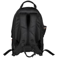 62201MBKlein® 62201MB 32-Pocket Electrician's Backpack, 1680d Ballistic Weave/Hard Molded Polypropylene, Black/Orange