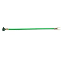 IDEAL® 30-3183 Grounding Tail, 14 AWG Stranded Wire, 8 in L, Fork/Ring Terminal