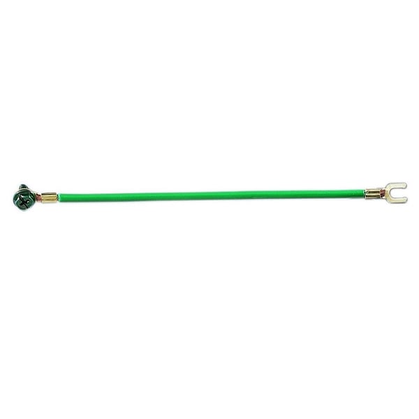 IDEAL® 30-3183 Grounding Tail, 14 AWG Stranded Wire, 8 in L, Fork/Ring Terminal