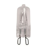 SATCO® S4641 Dimmable Halogen Lamp, 40 W, Bi-Pin G9 Double Loop Halogen Lamp, T4 Shape, 500 Lumens Initial