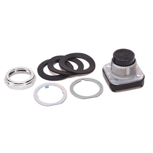 800T-B2Allen-Bradley, 800T-B2, 30.5mm Type 4/13 Mom. Contact PB, Non-Illum., Black, Extended Hd, No Contacts