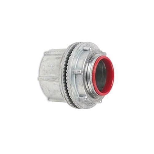 EATON Crouse-Hinds Myers™ Scru-Tite® ST 4 Basic Vibration Proof Threaded Conduit Hub, 1-1/4 in, For Use With Rigid/IMC Conduit, Zinc, Polished Nickel/Polished Chrome