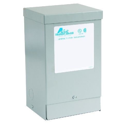 Acme Electric® T111685 Encapsulated Buck Boost Transformer, 120/240 VAC Primary, 12/24 VDC Secondary, 20.1 kVA Power Rating, 60 Hz, 1 ph Phase