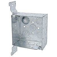 Data-Spec SheetSteel City® 52171-CV1/2-3/4 Outlet Box, Steel, 30.3 cu-in Capacity, 1 Outlets, 17 Knockouts, 4 in H x 4 in W x 2-1/8 in D
