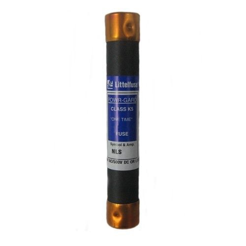 Littelfuse® POWR-GARD® NLS030 Fast Blow One Time Fuse, 30 A, 600 VAC/500 VDC, 20/50 kA Interrupt, Class: K5, Cartridge Body