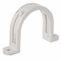 NuTone® CF380 Fixing Spring Pipe Support With Wire Clip, For Use With Vacuum Pipe, Plastic, White