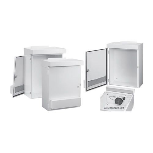 nVent HOFFMAN WeatherFlo™ WF40LP A3RD Vented Wall Mount Enclosure With Fan, 47 in L x 24 in W x 14 in D, NEMA 3R/IP32