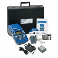 BMP51Brady® BMP51 BMP®51 Label Printer, Thermal Transfer Print, 1.44 in W Tape, 4 to 196 Point in 1-Point Increase Font, Rechargeable Lithium-Ion Battery/Optional AA Battery, LCD Display