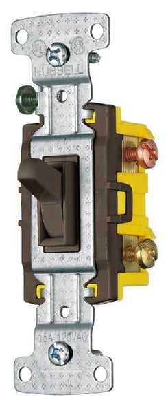 RS315Bryant Electric tradeSELECT® RS315 3-Way Toggle Switch, 120 VAC, 15 A, 1/2 hp