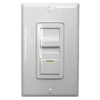 Synergy Lighting® ISD BC 120/277 WH M10 3-Way Wallstation Wallbox Dimmer, 120/277 VAC, 1 Poles, On/Off Operation, White