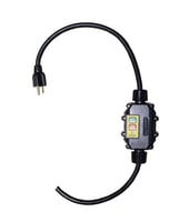 XG2R-12-25BS-MR-15Ericson® XG2R-12-25BS-MR-15 Portable In-Line GFCI Cable, 25 ft L
